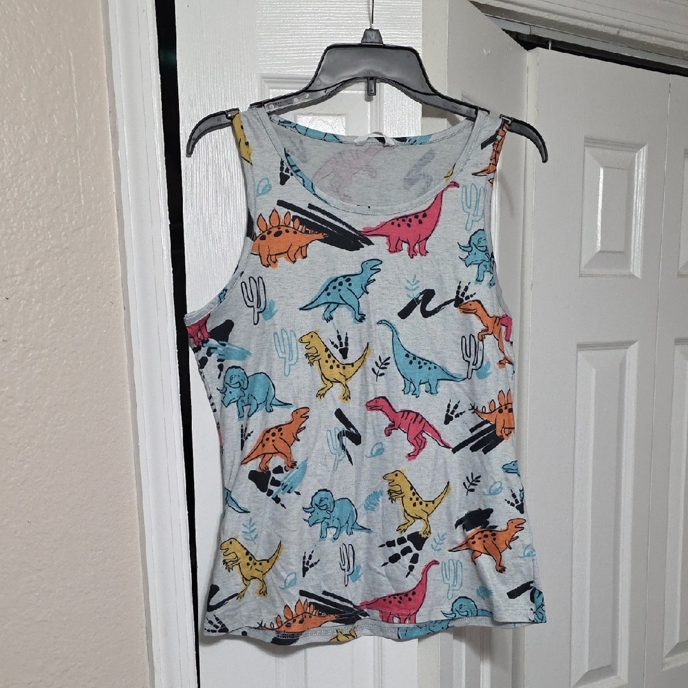 Dinosaur Print Tank Top